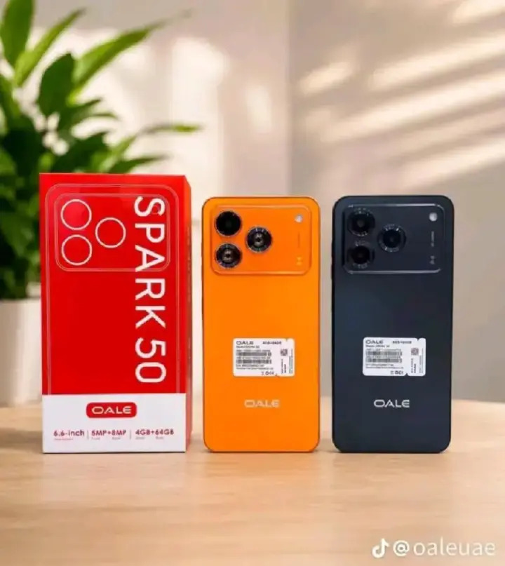 TIME LIMITED DEALS!!!OALE SPARK 50 SCREEN 6.6’’ STORAGE ROM 64GB+4GB RAM FINGERPRINT UNLOCK CAMERA FRONT 5MP+BACK 8MP HIGH CAPACITY BATTERY 5075MAH ANDROID 13 SMART PHONE