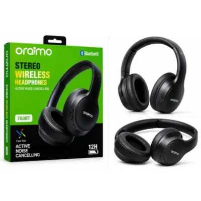 DISCOUNTED DEALS!!!! Oraimo 760BT Wireless Bluetooth Headphones Over-Ear with Deep Bass, FM Radio, built in mic for calls & Micro SD Support
