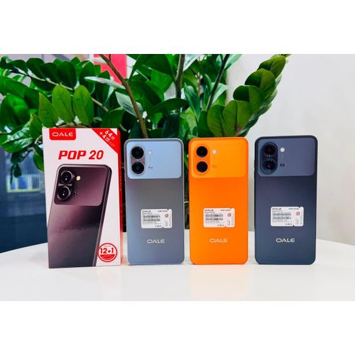TIME LIMITED DEALS!!!OALE POP 20 STORAGE 64GB ROM+4GB RAM SCREEN 6.6’’ DUAL SIM PHONE SIDE FINGERPRINT TYPE-C CHARGER REAR CAMERA 8MP+FRONT 5MP ANDROID 13
