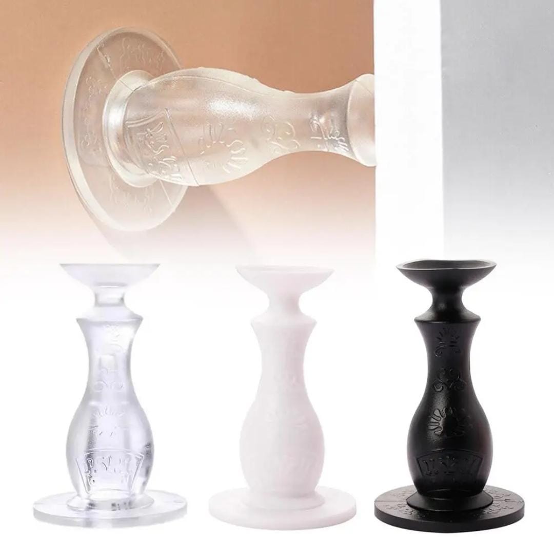 8.5cm long strong adhesive silicone door stopper,no ned to drill,doesnt damage the ball