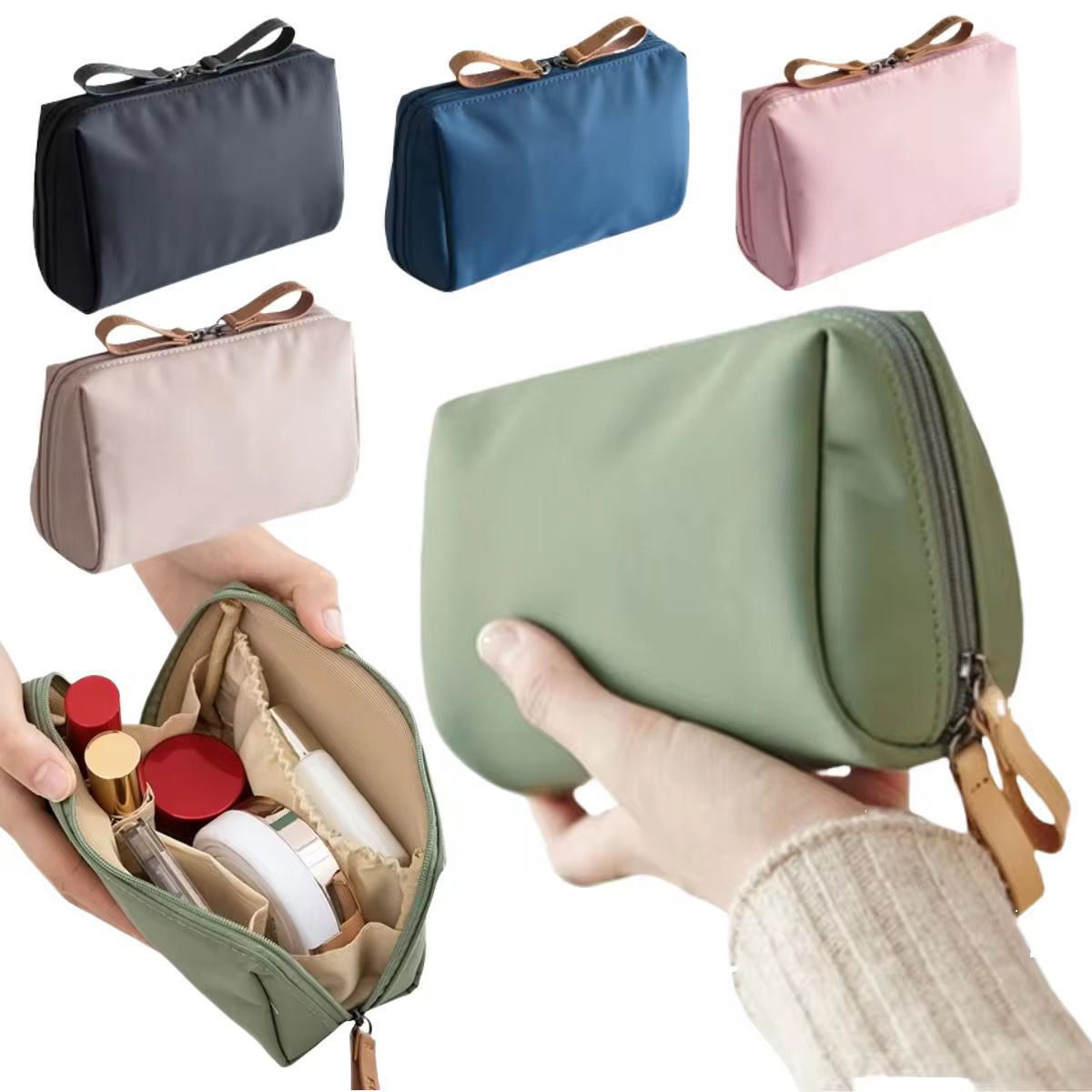CLEARANCE SALE!!1PC Smalll makeup Bag for  pulse portable waterproof cosmetic bag lipstick bag travel makeup pouch toiletry bag for girls and women