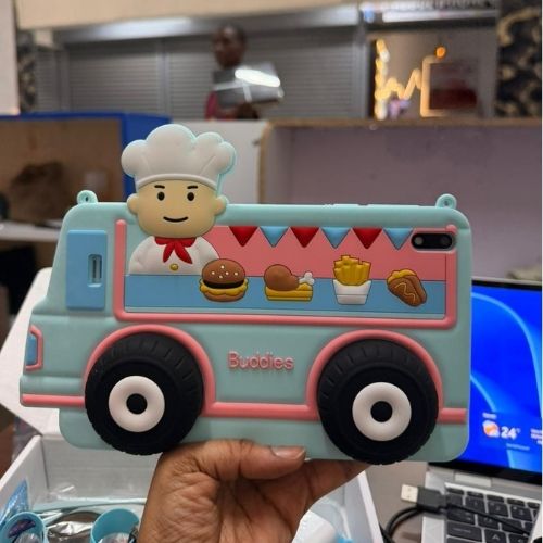 NEW ARRIVAL BUDDIES KIDS 12 STUDY CHILDREN TABLET 5G WIFI TABLETS 8GB RAM / 256GB ROM STORAGE With BOTH SIM CARD SLOT AND MEMORY CARD SLOT, ANDROID TAB FOR LEARNING AND FUN