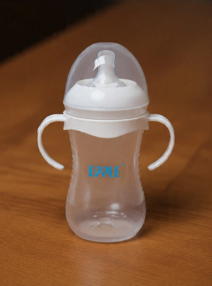 260ml Baby Feeding Bottle BPA Free Newborn Infant Milk Feeder Portable Baby Bottle with Comfortable Nipple Kids Feeding Bottle for Home Travel