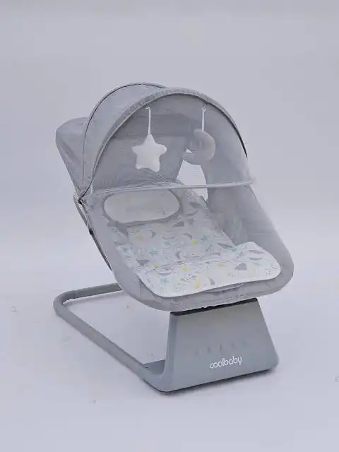 ON OFFER  4 in 1 Deluxe Baby Swing Classic Baby Rocking Chair with Remote Control 5 Speed Reclining Seat Safety Belt Comfortable Newborn Infant