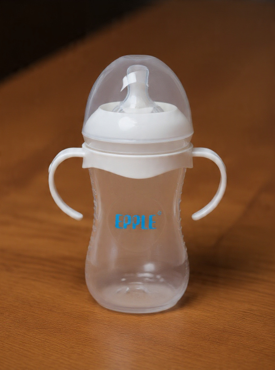 260ml Baby Feeding Bottle BPA Free Newborn Infant Milk Feeder Portable Baby Bottle with Comfortable Nipple Kids Feeding Bottle for Home Travel