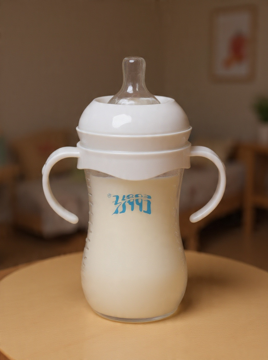 260ml Baby Feeding Bottle BPA Free Newborn Infant Milk Feeder Portable Baby Bottle with Comfortable Nipple Kids Feeding Bottle for Home Travel