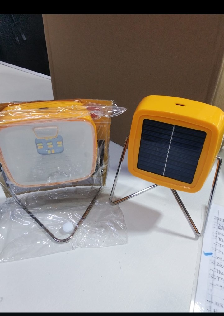 Torch Portable LED Solar Camping Lantern Rechargeable Emergency Light with Foldable Stand Mobile Phone Charging Function Multi-Mode Outdoor & Indoor Solar Lamp