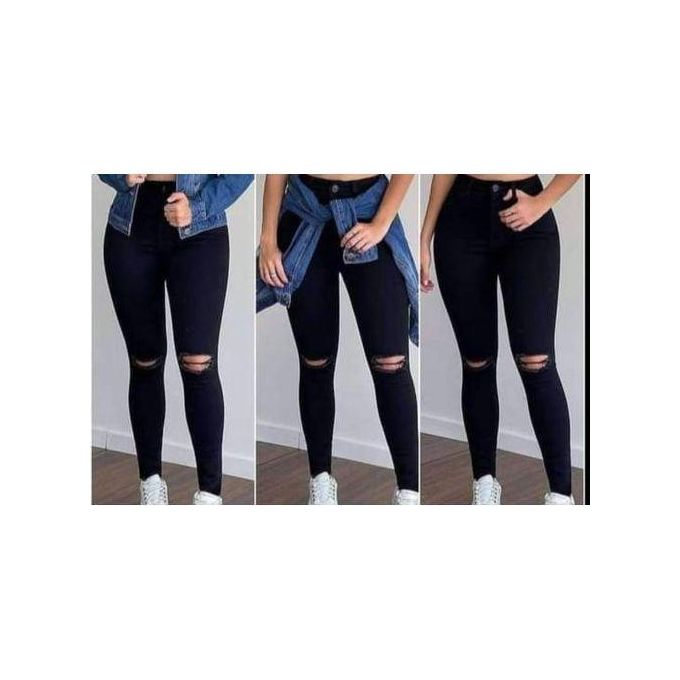 3-Pack Women’s Skinny Jeans – High-Waisted Booty-Lifting Stretch Denim Pants Set in Black, Green & Burgundy, Slim Fit Casual Fashion Trousers for Ladies Daily Wear Available in Sizes 27–34