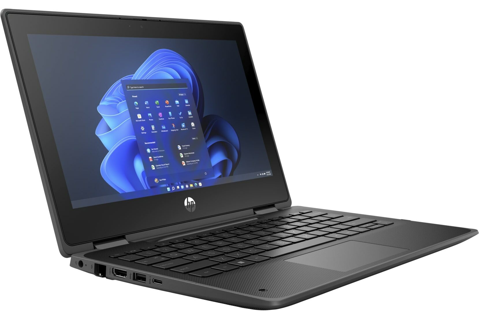 Refurbished HP Pro X360 Fortis 11 G9 8GB RAM, 256GB SSD, Pentium Silver N6000 Quad-core 11.6" HD Touchscreen with Stylus Pen, WiFi Webcam, Windows 11 Pro 2 in 1 Convertible Laptop + Bag & Mouse