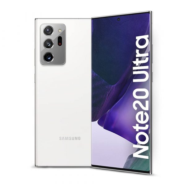 Refurbished Samsung Galaxy Note 20 Ultra 5G 12GB RAM + 256GB Dual Sim 6.9" Super AMOLED Plus 12+12+108MP Camera - White