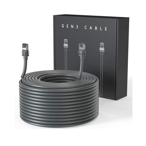 Starlink Gen 3 Cable 150FT(46M) for Standard V3 Replacement Extension Cable IP68 Waterproof Cable High Speed Data Transfer