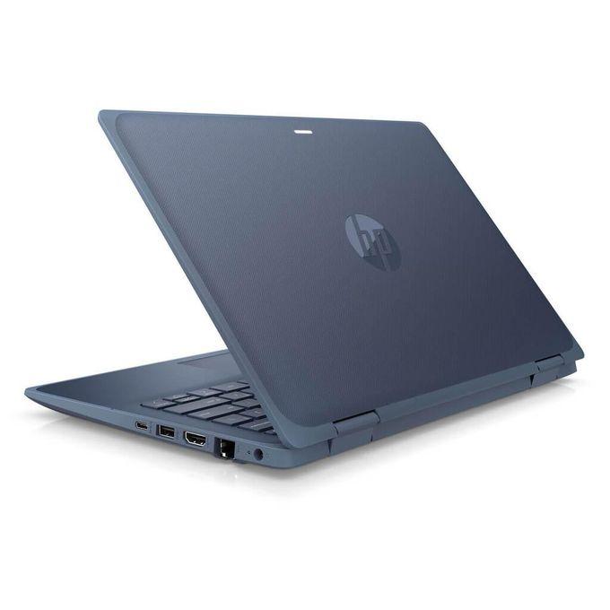 Refurbished HP ProBook X360 11 EE G6 Core i3 10th Gen 8GB RAM 128GB SSD 11.6 Inch Touchscreen 2 in 1 Convertible Windows 11 Pro MS Office HDMI Webcam Laptop + Bag