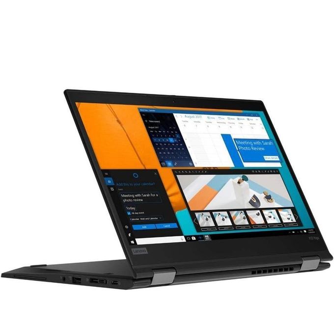 Refurbished Lenovo ThinkPad X13 Yoga X360 Core I5 10th Gen 8GB RAM 256GB SSD 13.3" FHD Touchscreen 2 in 1 Convertible + Stylus Pen 1.6GHz up to 4.4GHz Quad Core Windows 11 Pro, Ms Office Laptop + Bag