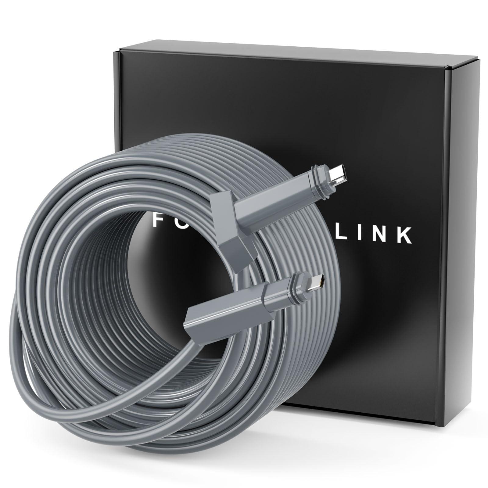 Starlink Gen 2 V2 150FT/46M Ethernet Cable Cat 5e for V2/ GEN 2 Connection, IP68 Waterproof Supports 1200M Protocol Replacement Cable Cord for Router, High Speed Trasfer