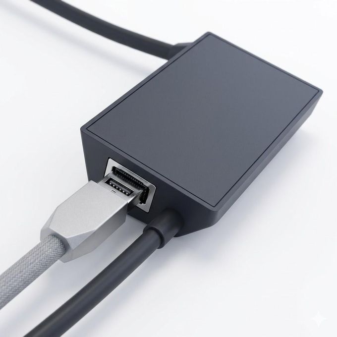 Starlink Ethernet Gen 2 Adapter for V2 Wired External Network, RJ45 Gigabit Ethernet Adapter Support High Speed