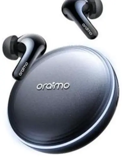 Oraimo spacebuds 2 Ai smart 45 hrs playtime true wireless earbuds featuring AI translation,voice prompts,infinite light effects and smart remote control