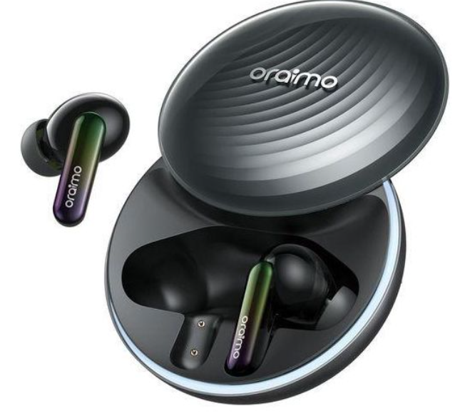 Oraimo spacebuds 2 Ai smart 45 hrs playtime true wireless earbuds featuring AI translation,voice prompts,infinite light effects and smart remote control