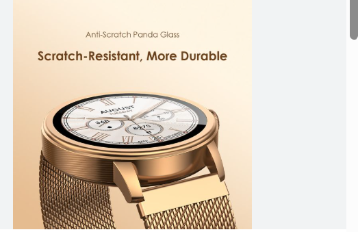 Oraimo Watch Muse (Model: OSW-831N) is a round-faced, highly elegant smartwatch designed with a blend of fashion and comprehensive health tracking