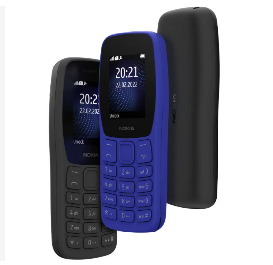 Nokia Original Kabambe 105 4G Dual SIM Button Feature Phone Long-Lasting Battery Durable Design 4G Connectivity MP3 Player FM Radio LED Flashlight Affordable  Phone For Everyday Use