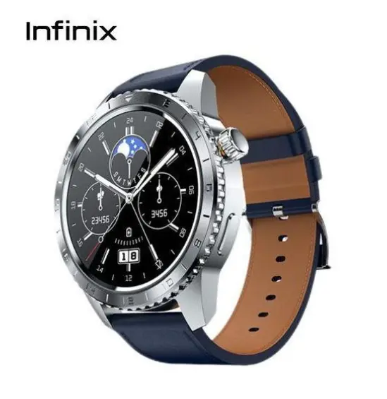 Infinix XWATCH N5 Pro Smartwatch 1.43 Inch AMOLED Display Bluetooth Calling Watch IP68 Waterproof Activity Tracker Heart Rate SpO2 Monitor 100 Sports Modes 300mAh Battery Android iOS Mobile Phones