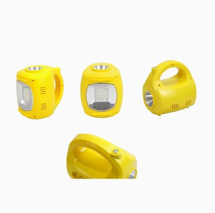 Solar Emergency Light Set Solar Panel Rechargeable LED Portable Round Light 3000mAh 6500-700K 120 Lumens USB Rechargeable LED Tent Light Flashlights