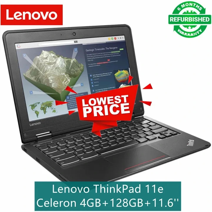 🚨FREE Laptop Bag and Mouse🚨 Lenovo ThinkPad Yoga 11e X360 2-in-1 Laptop Intel 1.3GHz 4GB RAM 128GB SSD Windows 11 Pro Office 13.3-Inch Full HD Touchscreen HDMI USB Ethernet