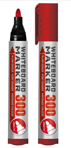 M&G Economical Jumbo Dry Erase Whiteboard Marker 300 Bullet Tip, (1 pack 12 pieces), Budget Friendly Low Odor White Board Marker Pens for Classroom School Office Home Presentation, AWMY22R2.