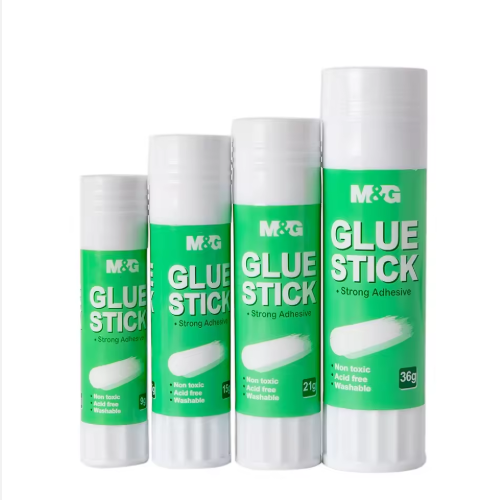 M&G Strong PVA Glue Stick 9g, 15g, 21g, 36g Smooth Solid Adhesive for School Kids Art Craft Office Paper Cardboard Bonding, Washable Non-Toxic Clear Drying Crafting Glue.