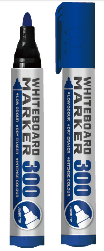 M&G Economical Jumbo Dry Erase Whiteboard Marker 300 Bullet Tip, (1 pack 12 pieces), Budget Friendly Low Odor White Board Marker Pens for Classroom School Office Home Presentation, AWMY22R2.