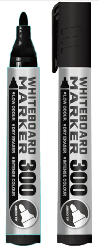 M&G Economical Jumbo Dry Erase Whiteboard Marker 300 Bullet Tip, (1 pack 12 pieces), Budget Friendly Low Odor White Board Marker Pens for Classroom School Office Home Presentation, AWMY22R2.
