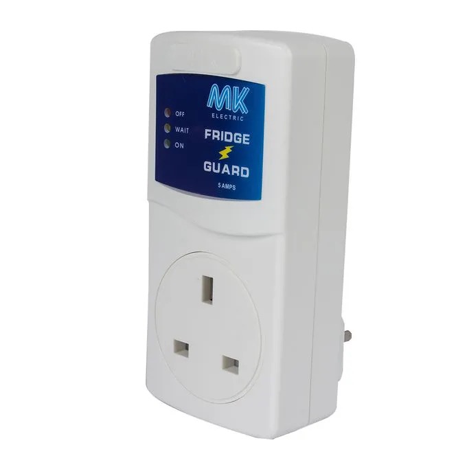 Power King HOME BEST 4 WAY POWER EXTENSION WITH LONG CABLE + FREE MK TV Guard + Free Fridge Guard