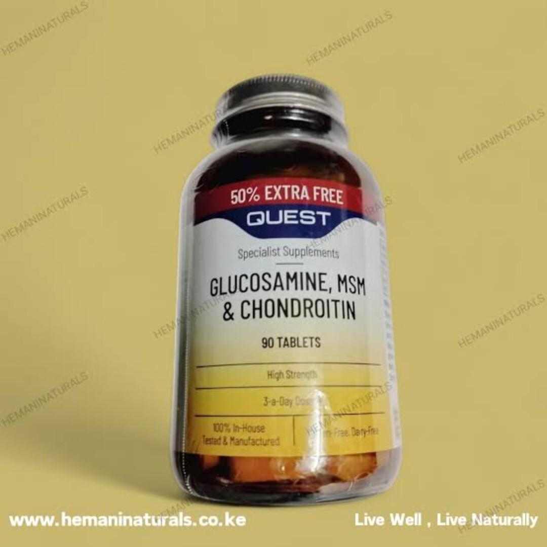 Glucosamine Chondroitin MSM &Turmeric 90s– Joint Support  with Glucosamine Sulfate 1500 mg-Joint arthritis? Joint stiffness? Joint inflammation ? Back pain? Hip Joint pain?