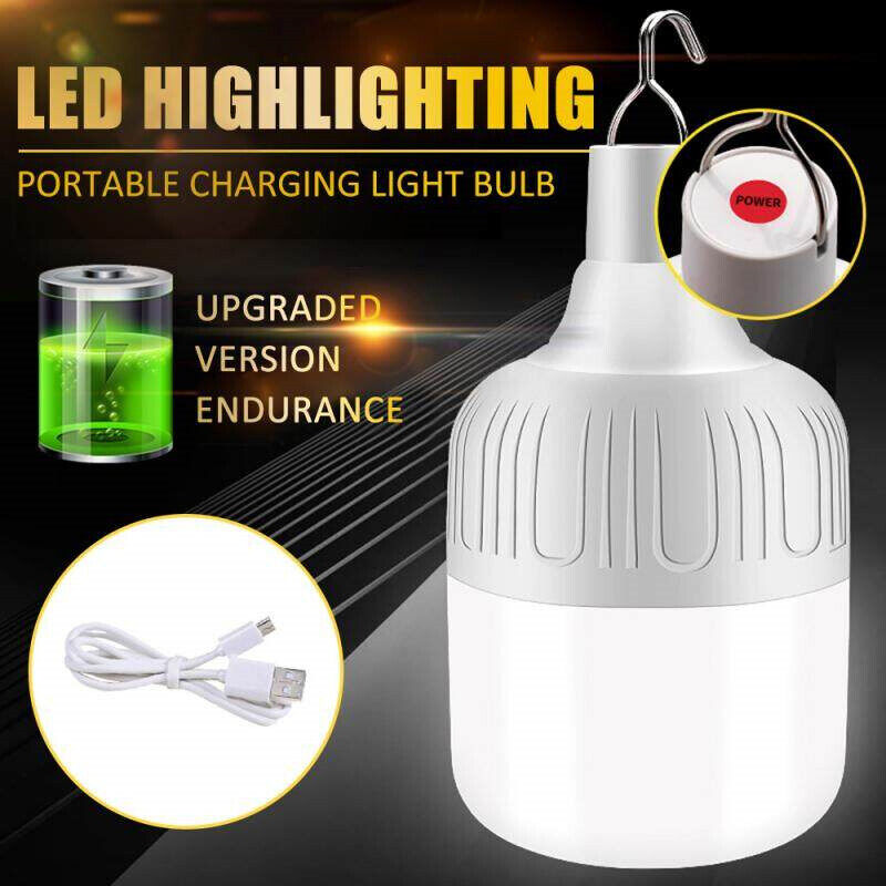 DP Light Rechargeable Emergency Lamp 20W–50W Series – LED Portable Lamp, High Brightness, Solar/AC Charging, Indoor & Outdoor Use