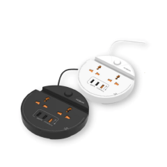 Moxom MX-ST02 Multi Function Universal Power Socket with USB Ports Surge Protection Wall Charger for Home Office Travel Use