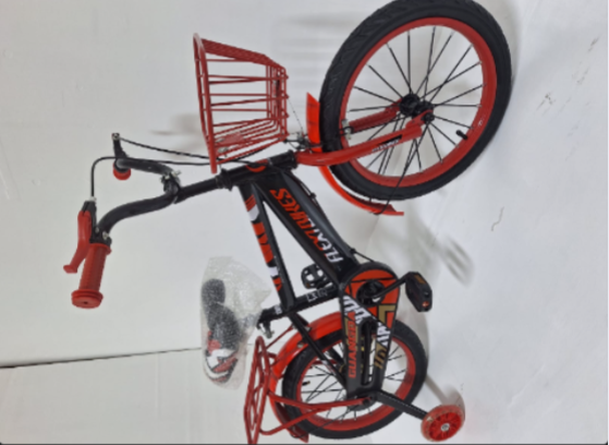 16-Inch(4-8 Years) Kids Bicycle with Training Wheels & Front Basket – Children's Bike for Boys and Girls Make every ride fun and exciting with this 16-inch kids bicycle.
