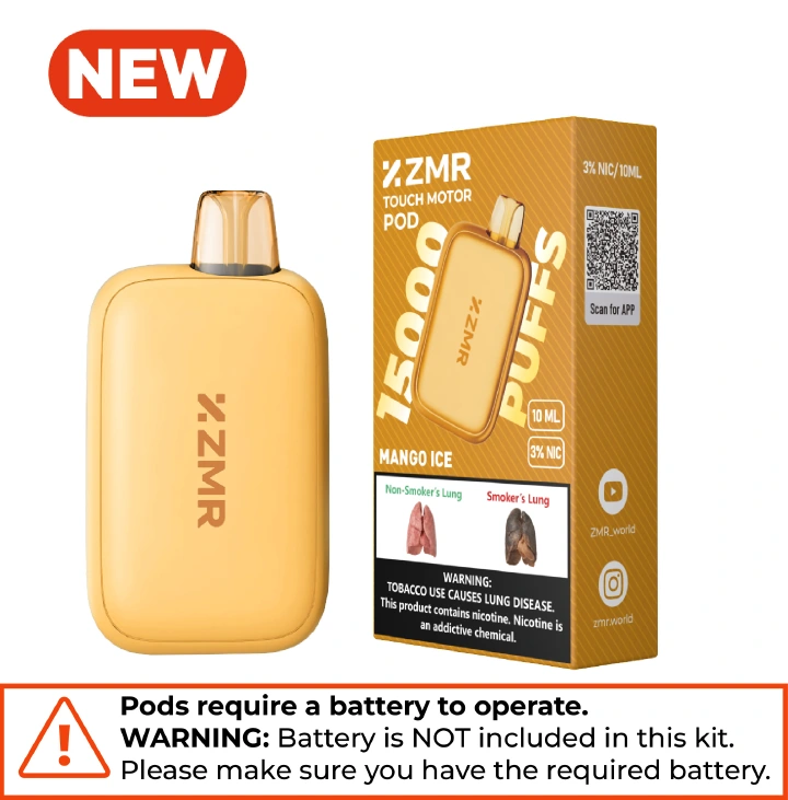 Mango Ice ZMR Touch Motor 30k puffs Prefilled Pods Fashion vape Nairobi Warehouse vape Shipping Great Price Vape Best Flavor Vape Pods