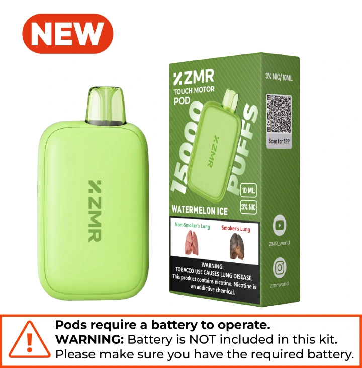 Watermelon Ice ZMR Touch Motor 30k puffs Prefilled Pods Fashion vape Nairobi Warehouse vape Shipping Great Price Vape Best Flavor Vape Pods