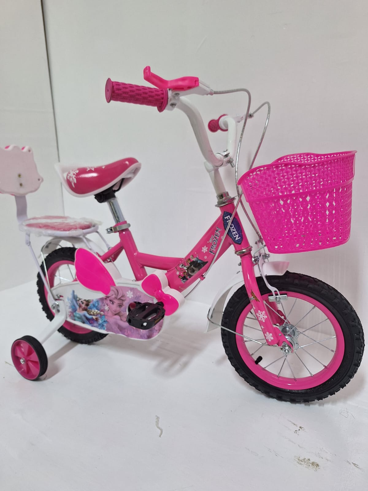 Kids Bicycle Size 12 – Suitable for Ages 2–5 Years Training Bike with Stabilisers, Safe Brakes & Adjustable Seat