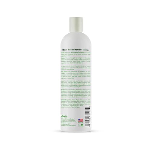 Hawaiian Silky 14 in 1 Miracle Worker Shampoo 16oz | Moisturizing & Conditioning Hair Shampoo for All Hair Types | Deep Clean, Detangle & Shine Boost