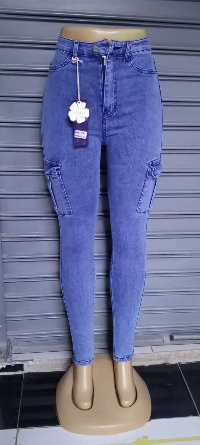2 PCS TOP OFFER!! Best Women jeans with pockets high quality jean breathable and comfortable for daily wear