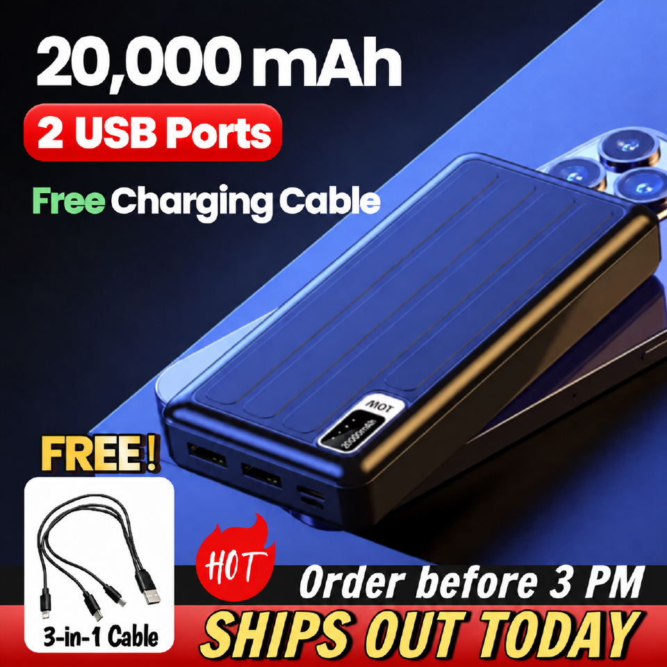 20,000mAh KUHL K1powerbank power bank - 12-Month Refund or Replacement for Quality Issues！