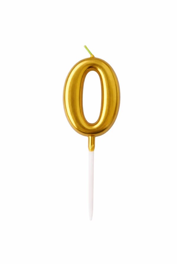 Birthday Number Candles Set 0–9 Reflective Numeral Cake Candles Decorative Number Candles for Birthday Anniversary Celebration Cake Topper Party Supplies