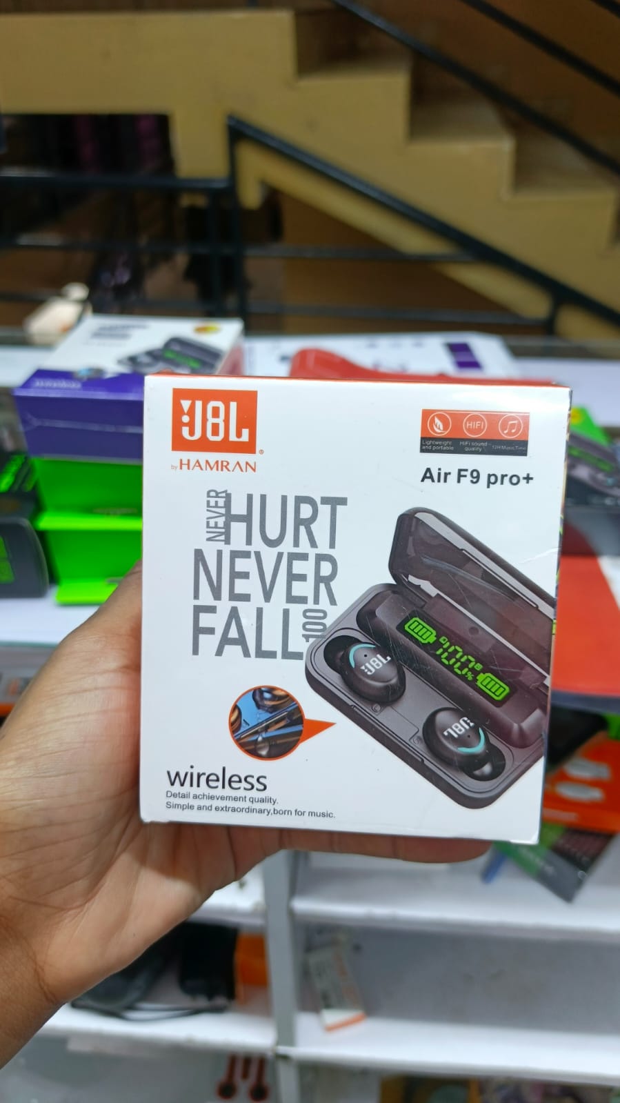 JBL Wireless Bluetooth Earbuds Deep Bass True Wireless Pods Hi-Fi Sound Noise Isolation Earphones with Charging Case Long Battery Life Touch Control Music & Calls