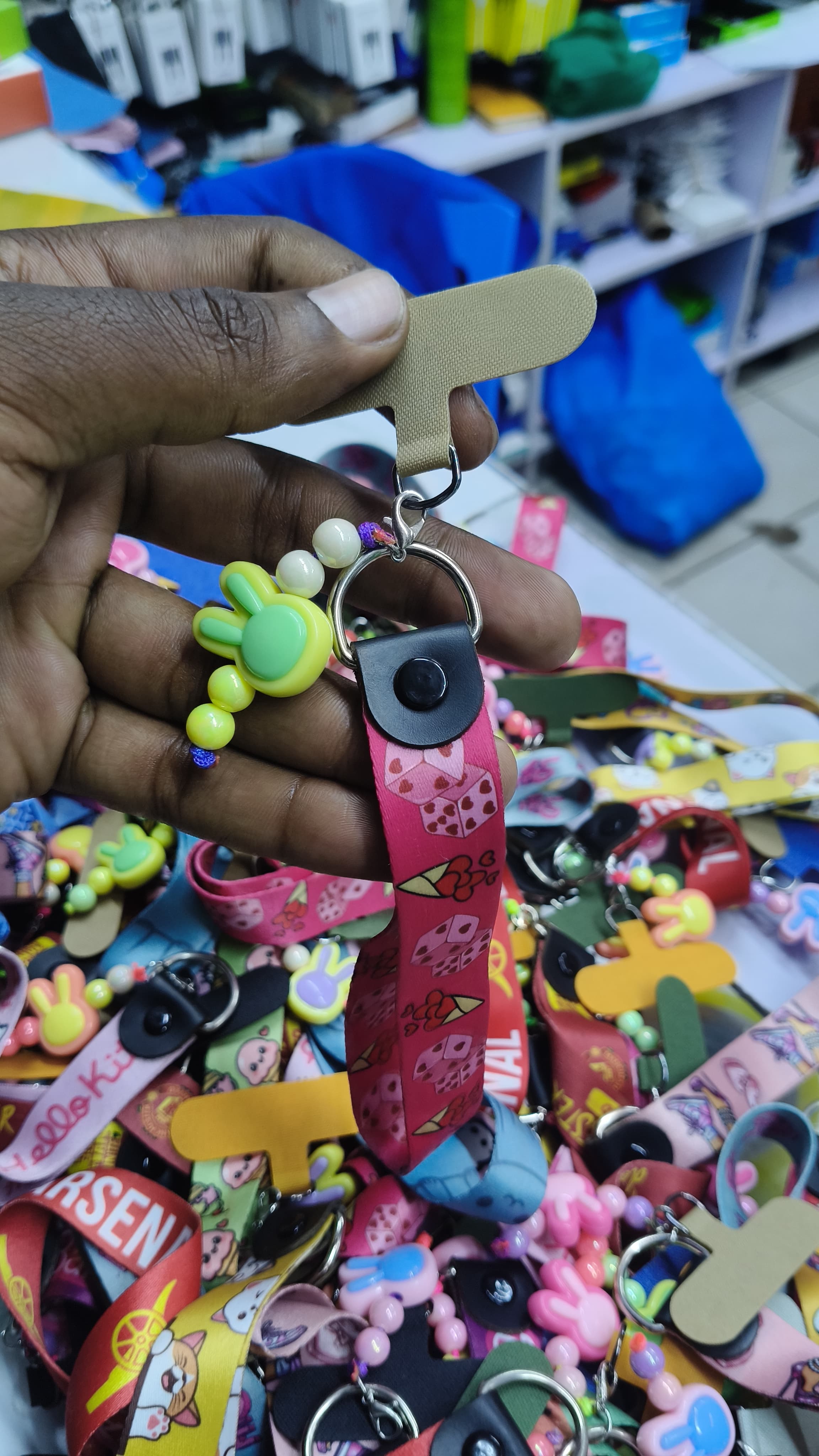 Silicone Rubber Cartoon Cat Phone Charm / Keyholder Wrist Lanyard Phone Charm Keychain Wrist Strap Cute Flexible Key Holder Accessories New Arrival Phone Charm