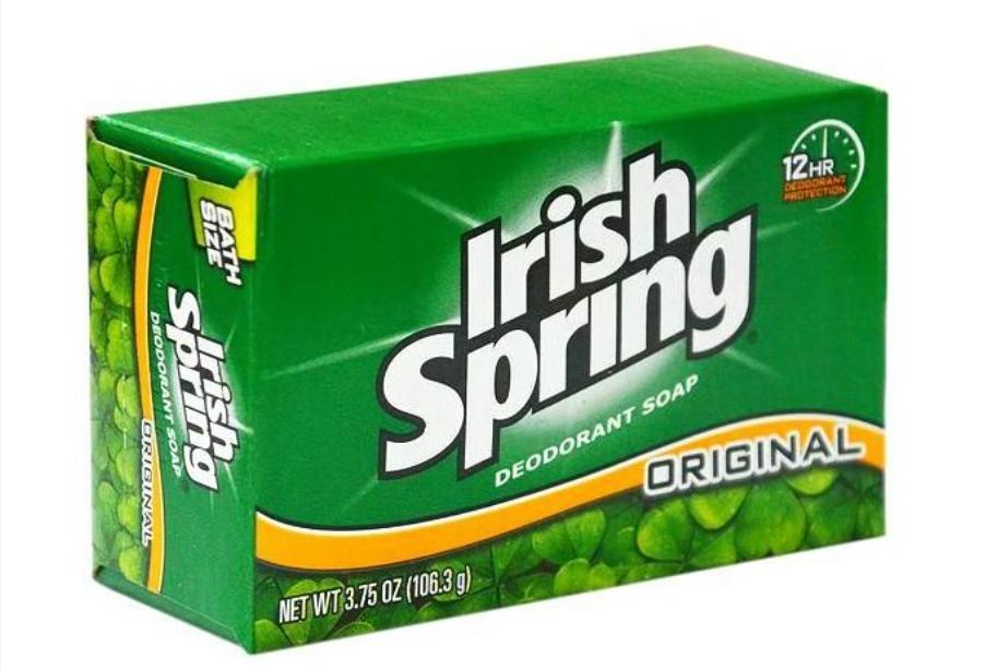 Irish Spring Original Deodorant Soap Bar 12 Hour Fresh Protection Antibacterial Cleansing Soap with Glycerin Skin Conditioning Rich Lather Bath Soap for Body Hygiene Daily Use