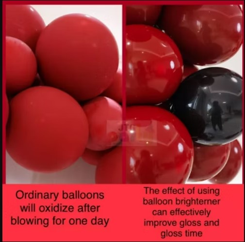 Balloon Brightener Spray 450ml Latex Balloon Shine Spray Long Lasting Balloon Gloss Treatment Protective Balloon Spray for Party Event & Decoration Balloons (Happy Time )