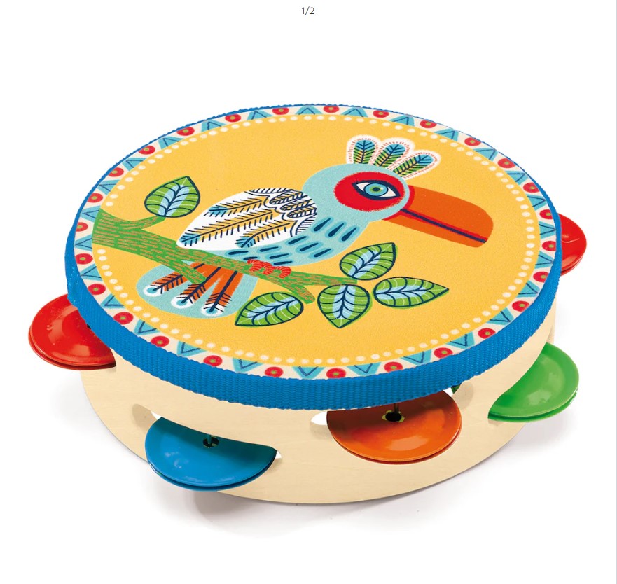 Tambourine Sunshine Kids Musical Instrument with Bells Vibrant Multicolored Fairy Theme Hand Percussion Toy Tambourine for Children Early Music Learning Rhythm Development Educational Musical Toy Age