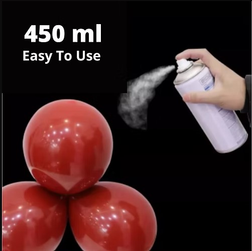 Balloon Brightener Spray 450ml Latex Balloon Shine Spray Long Lasting Balloon Gloss Treatment Protective Balloon Spray for Party Event & Decoration Balloons (Happy Time )