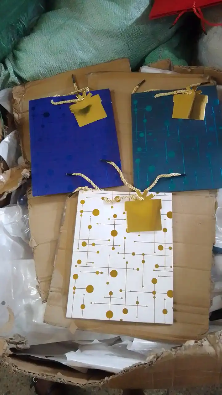 A5 Gift Bag Decorative Paper Gift Bag with Handles Reusable Party Favor Packaging Bag for Birthday Wedding Baby Shower Retail Gift Wrapping & Special Occasion Packaging