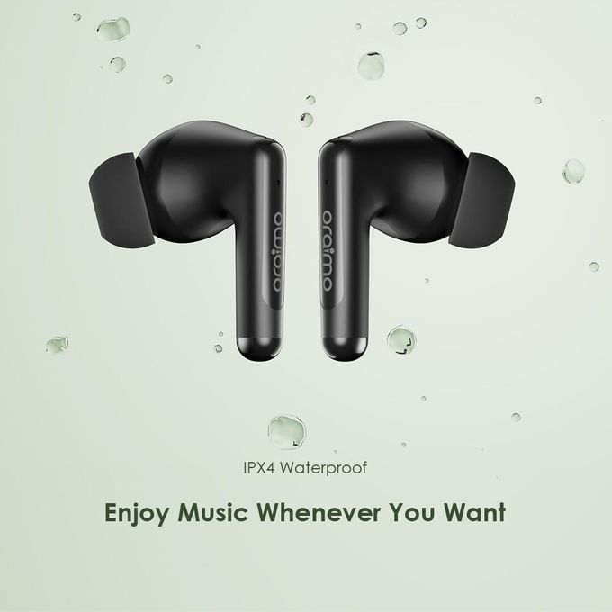 Oraimo SpaceBuds Neo True Bluetooth Spatial Earpods Wireless Charging - Black